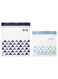 Resealable Bag, Patterned Blue, 1/0.4 l, 60 Pack