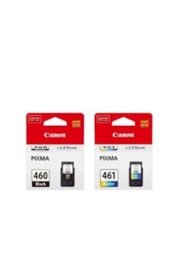 PG-460 Black and CL-461 Colour Ink Cartridge Multicolour