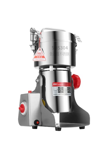 Electric Spice Mill,Electric Coffee Grinder,Food Grinder,Stainless Steel Body &amp; Blade,1400W,Silver