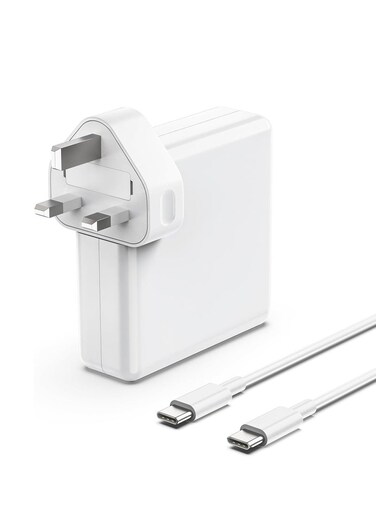 96W USB C Macbook Charger for MacBook Pro 13/14/16 inch 2024-2020, MacBook Air 13/15 inch 2024-2019, iPad Pro/Air 13 12.9 11 inch and More Type-C Power Adapter Charging Replacement