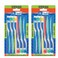 Dr. Fresh Mix Toothbrush 6 PCS Pack of 2