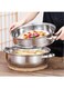 Steamer for Cooking, 18/8 Stainless Steel Steamer Pot, Food Steamer 11 inch Steam Pots with Lid for Cooking Vegetables, Seafood, Soups, Stews and Pasta (2-tier)
