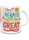 Impress Ceramic Coffee Mug with Be Yourself Quote Design - White