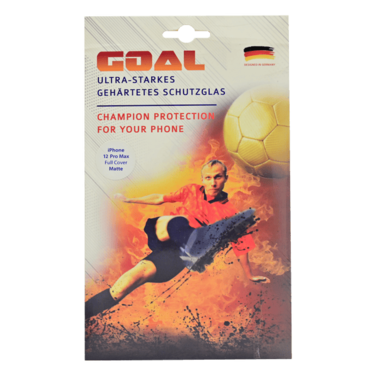 GOAL TEMPERED GLASS SCREEN PROTECTOR IPHONE 12 PRO MAX MATT