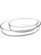 Borcam Glass Casseroles (Set of 2, 159033, Clear)