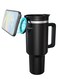 Hydrate &amp; Hold Magnetic Mount 40oz Insulated Tumbler / 1.2L Stainless Steel / MagSafe Phone Mount / 360&Acirc;&deg; Rotation / BPA-Free / Easy Carry / Steady Stand &acirc;&euro;&ldquo; Black