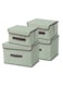 Ramadan 4 Pack Foldable Storage Box Green Storage Box for Home 36x23x24cm