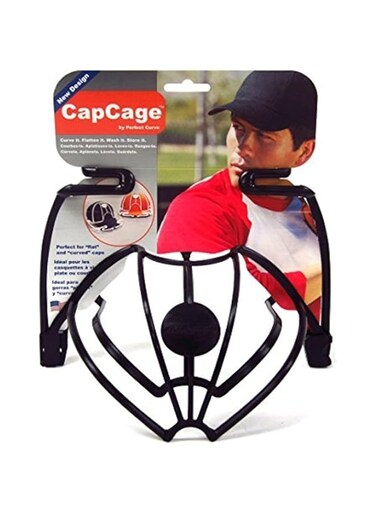 Perfect Curve Cap Washer - Hat and Visor Cleaning Rack. for Hats with Flat and Curved Brims. Made in USA.