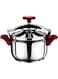 Hascevher Pressure Cooker, Stainless Steel pressure cooker - Armoni (5, Red)