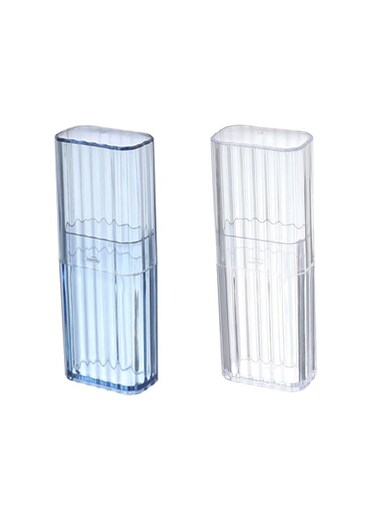 Travel Portable Transparent Small Object Storage Box Cotton Swabs Band-Aids Toothpicks Classification Organiser Dustproof Storage Boxes