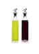 Glass Oil-Vinegar Dispenser Bottle,Olive Oil Bottles,BPA Free Stainless Steel Leak-Proof Cork,Transparent Oil Pourer and Holder(500 ml, Pack of 2)