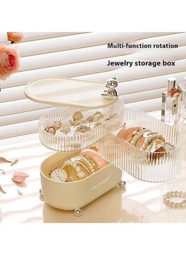 Dust and moisture proof storage box for jewelry and sundries