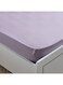 Box Microfibre Single Fitted Sheet - Lilac