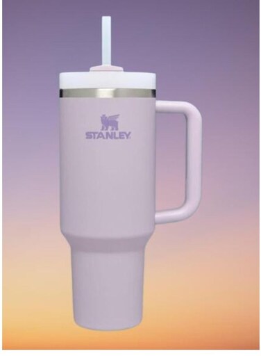 Quencher H2.0 Collection Stainless Steel Vacuum Insulated Tumbler with Lid and Straw for Iced and Cold Beverages, 40 oz / 1.18 L - Orchid, Leak-Proof, Double-Wall Insulation for All-Day Hydration, Perfect for On-the-Go, Stylish, Durable Travel Mug