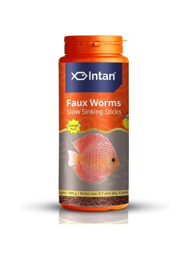 Intan Faux Worms (Large), All Life Stages, Stick, Fish, 1 Count