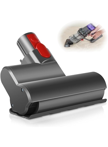Motorized Tool Brush Head for Dyson V7 V8 V10 V11 V15 Cordless Vacuum Cleaners, Quick Release Mini Motorhead Vacuum Cleaner Head Replacement Parts