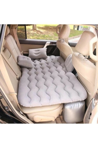 In-Vehicle Inflatable Mattress - Inflator Pump and Repair Kit, Camping and Sea Bed