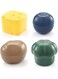 Azonee Fruit and Vegetable Shaped Food Saver Storage Containers Holder Refrigerator Vegetable Crisper Reusable Refrigerator Box Storage Bowls Saver Blueberries Broccoli Cheese Potatoe 4 PCS