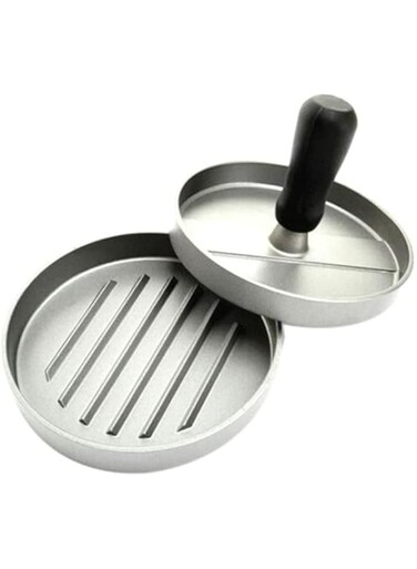 Dubai Gallery Burger Patty Grilling Mould Silver/Black