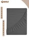 Grey Microfiber Fitted Bedsheet with Deep Pocket for a Snug Fit, Breathable, Machine Washable for Optimal Protection, Available in King, Queen and Single Sizes, Without Pillow Cover