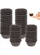Dreamtop 900-Piece Mini Cupcake Liners - Brown Muffin Baking Cups for Chocolate Cakes