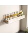kitchen spice rack, wall-mounted seasoning organiser suitable for salt shakers. Versatile for kitchen, bathroom and living room use, imple installation, rustproof and durable