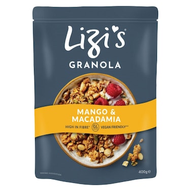 Lizi's Mango and Macadamia Granola, 400g
