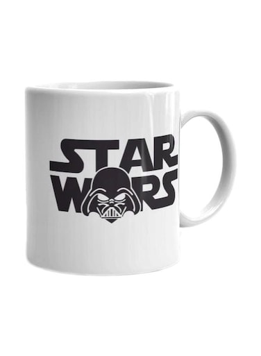 Wars Printed Mug White/Black
