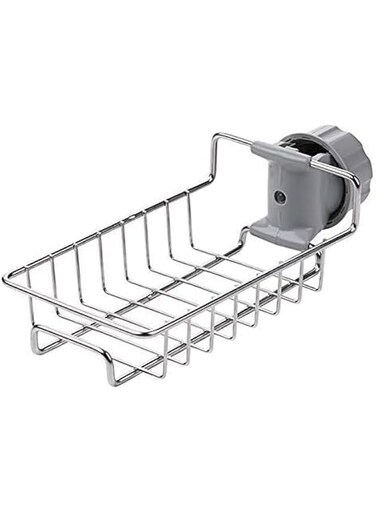 Scrubbers Holder Hanging Sink Organizer Stand Caddy Rack Faucet Caddy for Bathroom Shelf Draining Organizer