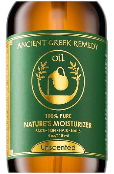 Unscented Organic Face and Body Oil made of Olive, Almond, Jojoba, Grapeseed, Sunflower, and vitamin E oil for Sensitive Dry Skin, Hair, Nails. Anti Aging Moisturizer for Women, Men