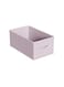 Light Pink Storage Basket with Handles - Durable Polyester Fabric, and Sturdy MDF Base - Compact and Stylish Design for Home Organization - 45x26x18cm