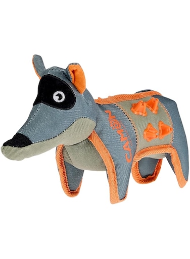Camon Fabric Fox Shaped Toy with TPR Details and Squeaker 30 x 18 cm Size