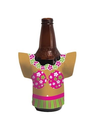 Creative Converting Shape Hula Girl Drink Holders