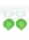Microwave Oven Egg Poacher With Lid Green