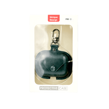 LEATHER CASE AIRPODS PRO2 GREEN