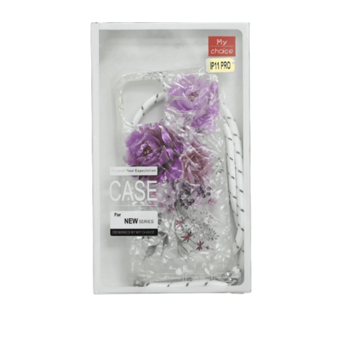 DESIGNS FLOWER CASE WITH ROPE FOR IP11 PRO