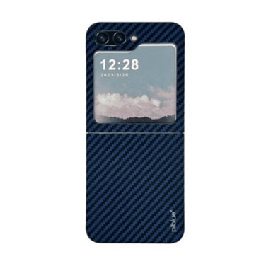 PIBLUE KEVLAR CARBON HARD CASE Z FLIP5 BLUE