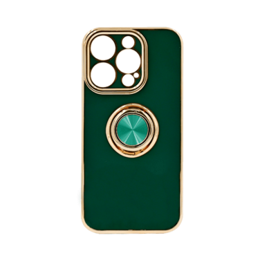 DEZOE RING DESIGN CASE IPHONE 15 PRO GREEN