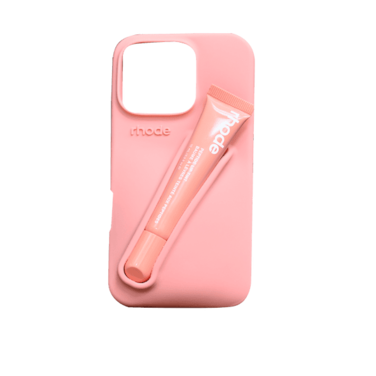 RHODE LIPSTICK SILICONE CASE IPHONE 15 PRO MAX PEACH