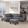 Karnak Catriona 5-Seater Polyester L-Shape Sofa