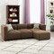 Karnak Coby 3-Seater Polyester L-Shape Sofa - Black