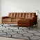Karnak Boskone 3-Seater L-Shape Linen Sofa - Bole