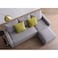 Karnak Bobkona 4-Seater Polyester L-Shape Sofa - Light Grey