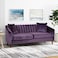 Karnak Royal 2 Seater Velvet Sofa - Purple