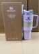 Quencher H2.0 FlowState Stainless Steel Vacuum Insulated Tumbler with Lid and Straw for Water, Iced Tea or Coffee, Smoothie and More, Rose Quartz, 40 oz Stainless Steel 32x15x 10cm Purple