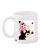 Anime Girl Printed Coffee Mug White/Black/Pink