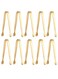 10 Pieces Mini Sugar Tongs Ice Tongs, Small Kitchen Stainless Steel Serving Tongs Appetizers Tongs for Tea Party Coffee Bar Ice Bucket Desserts