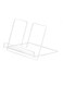 Cookbook Stand Holder for Kitchen Counter, Recipe Book Stand for Reading Hands Free (Color : White)