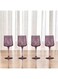 HOME Rakle Stem Glass Set 4Pc 425ml Wine Glasses Elegant Design