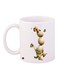 Animal Printed Coffee Mug White/Beige 11ounce